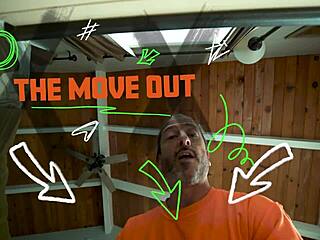 helpers rush through the big move out day