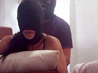 chairtied hooded gagged cock preview